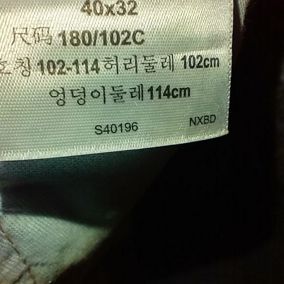 Levi's 505 Blue Regular Fit Straight Leg Denim Jeans Men's sz 40x32. - Picture 6 of 8